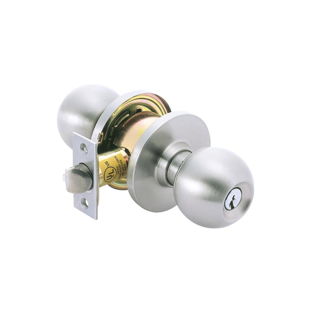 Sure-Loc Hardware GT102 26D-234 Grade 2 Commercial Privacy Knobset in Satin Chrome